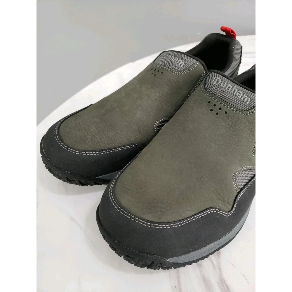 VERY CLEAN -‎ Size 9 EXTRA WIDE - Dunham Cloud Plus Slip-On Nubuck Leather Shoes